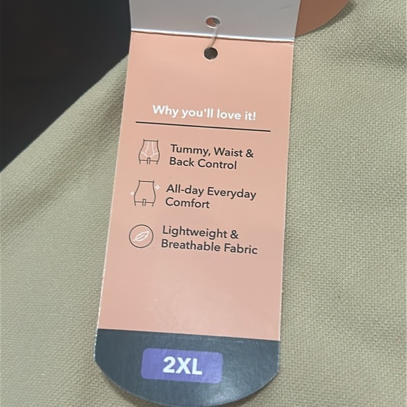 Shapermint Essentials All Day Every Day High-Waisted Shaper Shorts Nude Size 2XL - Picture 8 of 12